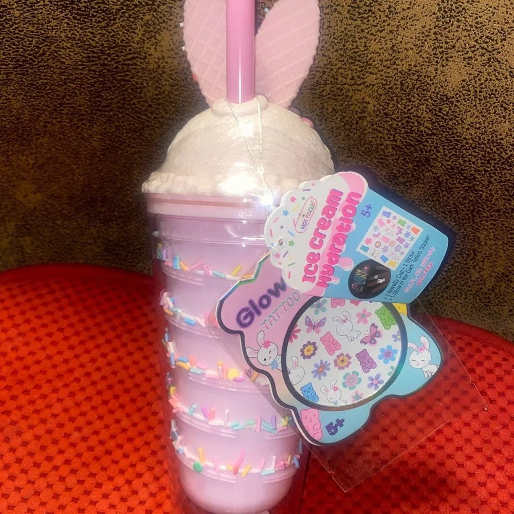 Colorful Sprinkle Bunny Ears Easter Cup